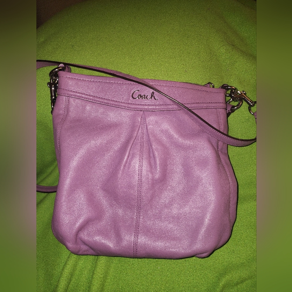 Purple Coach Purse
